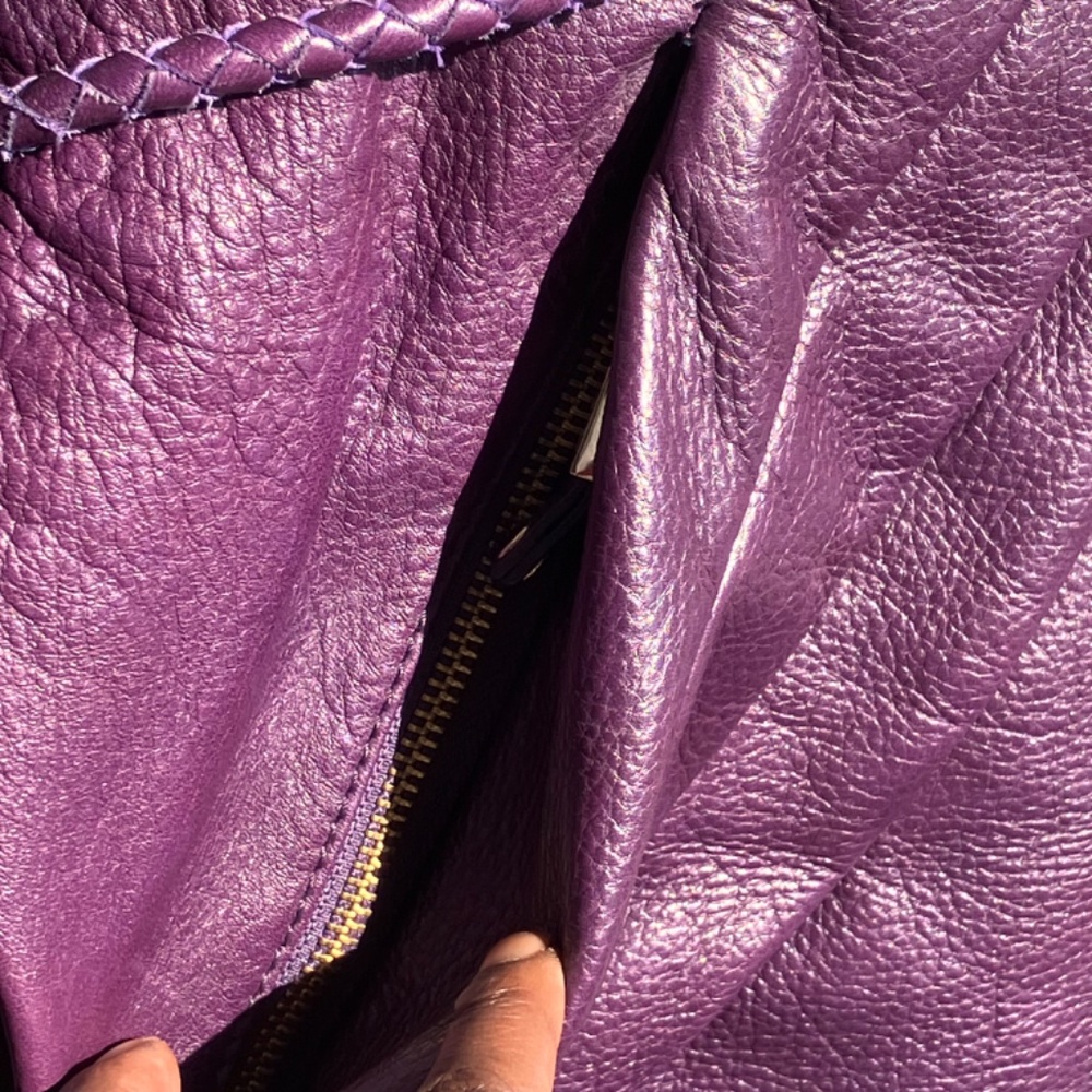 Elliot Lucca purple leather bag - Picture 6 of 10